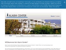 Tablet Screenshot of alarmcenter.it